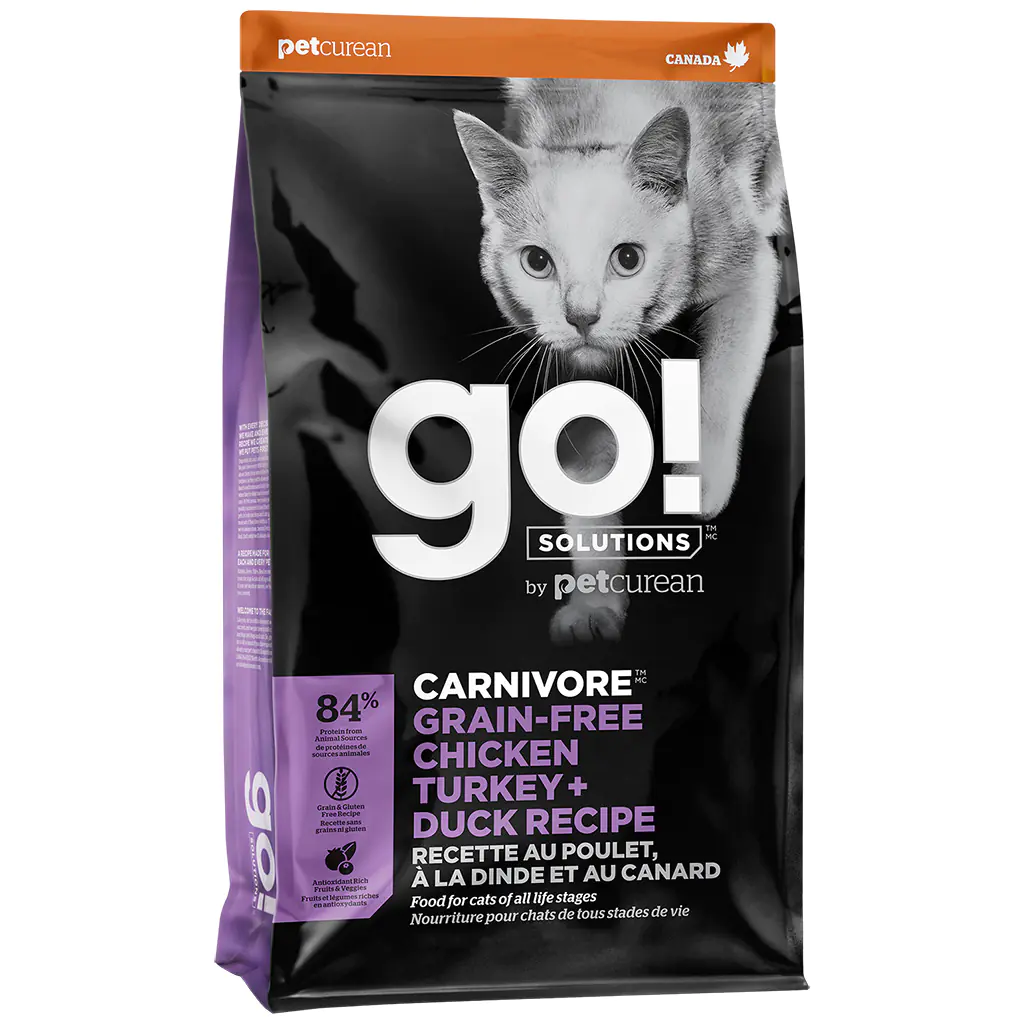 GO! SOLUTIONS Carnivore Grain-Free Chicken, Turkey Duck Recipe