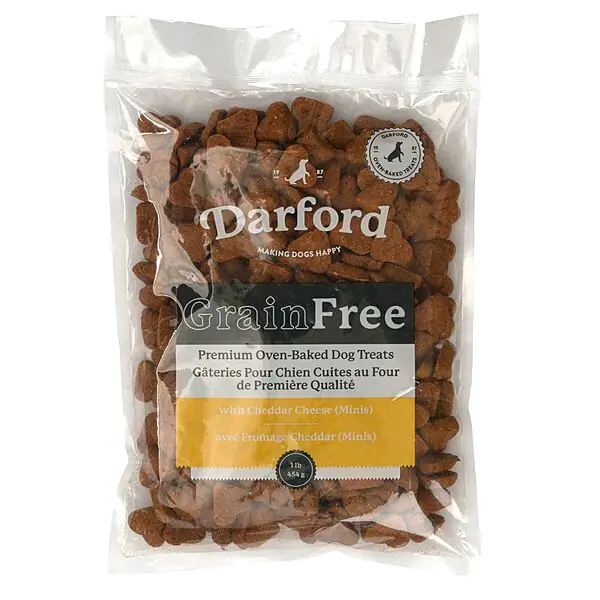 DARFORD Premium OvenBaked GrainFree with Cheddar Cheese Minis Dog